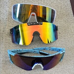Set of 3 Multicolor Men’s Teen Boy SunGlasses